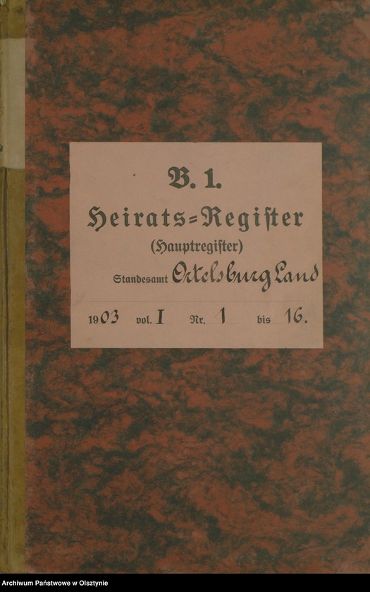 image.from.unit.number "Heiraths-Haupt-Register Nr 1 - 16"