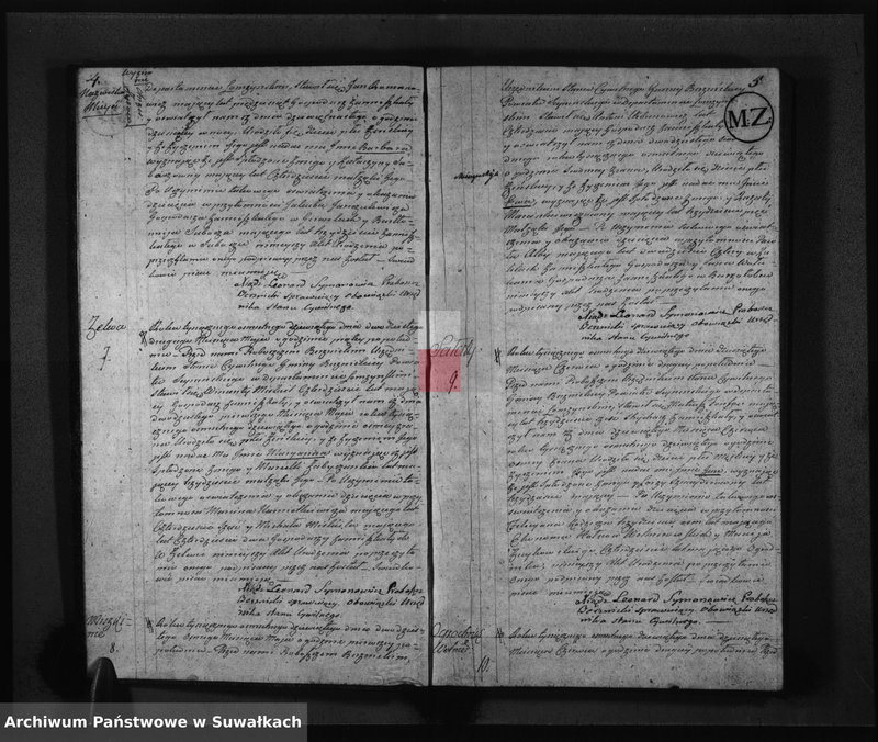 image.from.unit.number "Akta Urodzonych w Gminiej Berznickiey od 10-go Maja 1809 R-u"