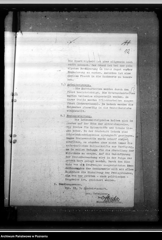 Obraz 16 z jednostki "Lageberichte des Regierungspräsidenten, Kalisch"