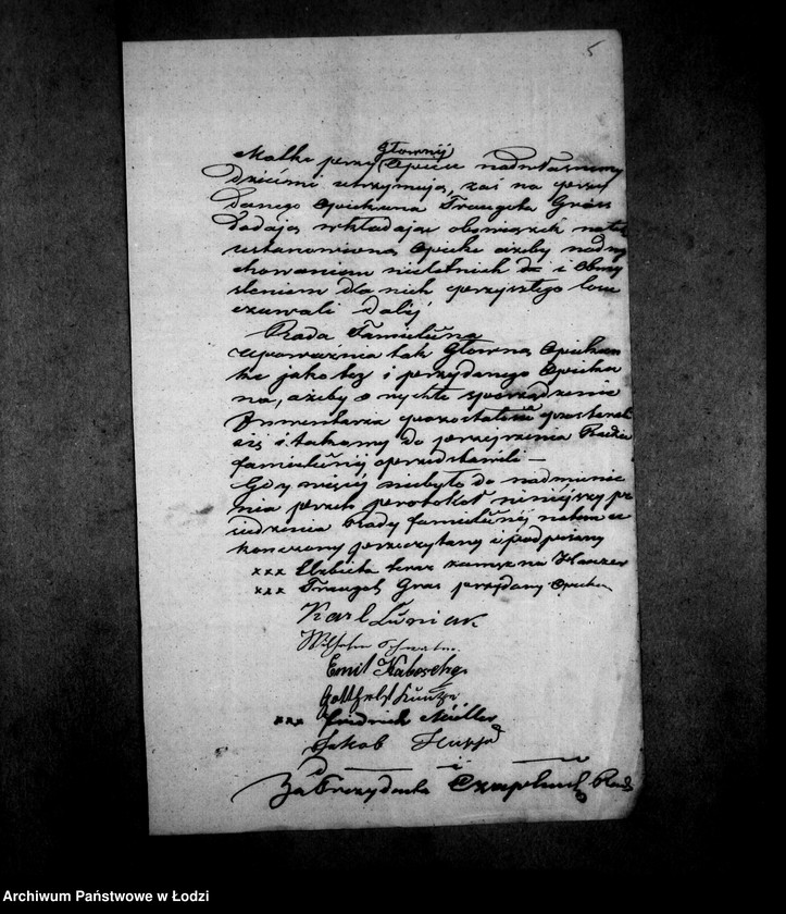 Obraz 9 z jednostki "Akta tyczące się ustanowienia opieki nad nieletnimi po zmarłym Janie Sibert"