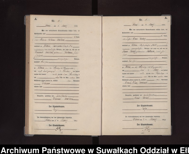 image.from.unit.number "Geburts-Neben-Register des Preussischen Standes-Amtes Rhein Kreis Loetzen"