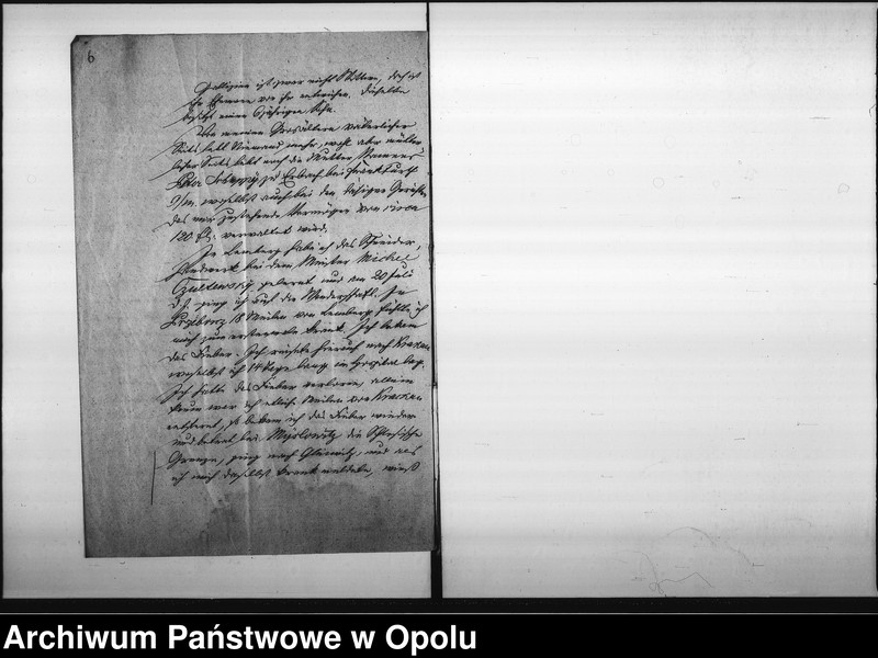 Obraz 8 z jednostki "Acta des Magistrats zu Oppeln betreffend die Anforderung des Magistrats zu Brieg wegen der Cur-Kosten des mit der Krätze angeblich behafteten Schneidergesellen Joseph Bauer aus Dittmaringen in Baiern im Betrage von 7 rtl. 11 pfg."