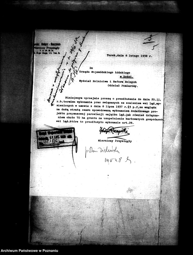 Obraz 8 z jednostki "Scalenie wsi Ląd powiatu konińskiego"