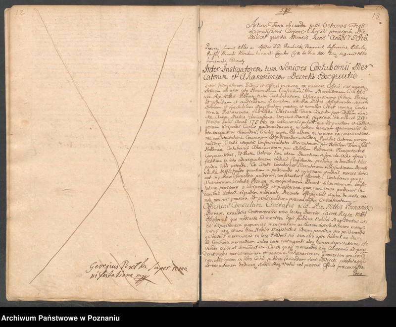 Obraz 10 z jednostki "Prothocollum nobilis officii consularis civitatis Posnaniae."