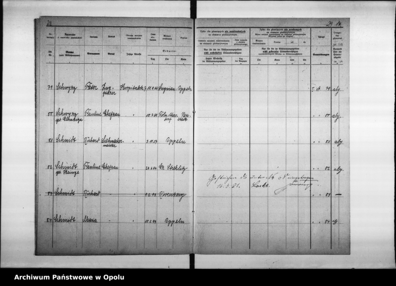Obraz 19 z jednostki "33. Wahlbezirk Wahllokal: Schule II Nikolaistr[asse] 32"