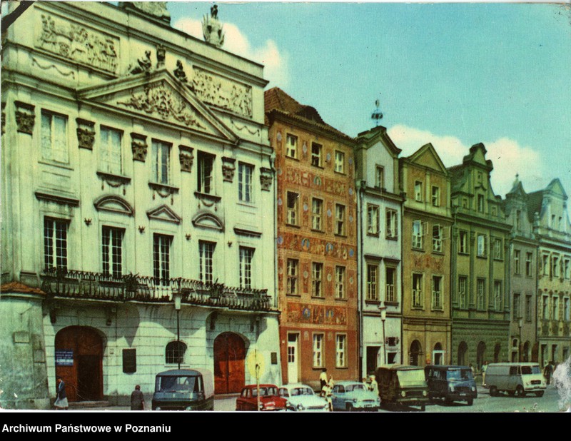 Obraz 1 z jednostki "Poznań - Pałac Działyńskich i zabytkowe kamieniczki na Starym Rynku"