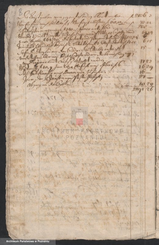 Obraz 10 z jednostki "Rechnung über die Ausgaben, so währender Kommission 1721 vom 5. Mai angegeben worden; język niemiecki"