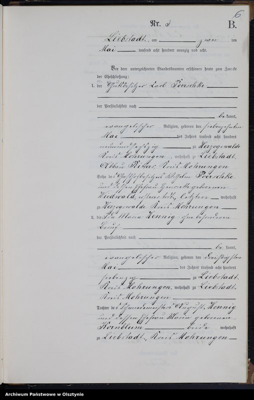 image.from.unit.number "Heiraths-Neben-Register Nr 1 - 16"