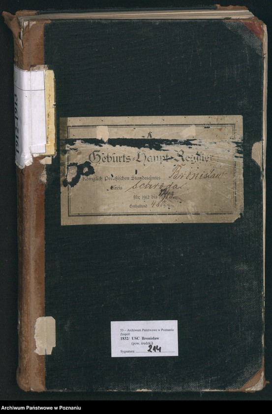 Obraz 2 z jednostki "Geburts-Haupt-Register"