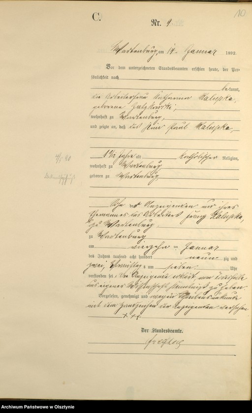 image.from.unit.number "Sterbe-Haupt-Register Nr 1 - 150"