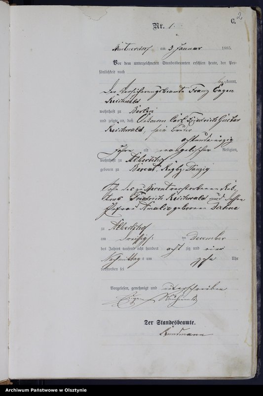 image.from.unit.number "Sterbe-Haupt-Register Nr 1 - 253"