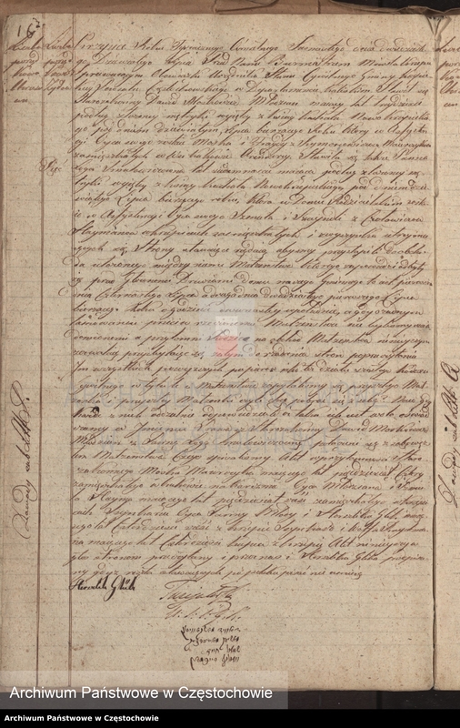 image.from.unit.number "Księga [akt] małżeństw gminy Krzepickiej na rok 1816"