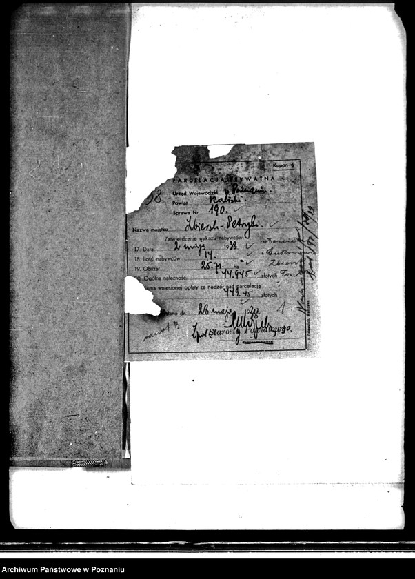 Obraz 5 z jednostki "/Parcelacja prywatna powiat kaliski/"