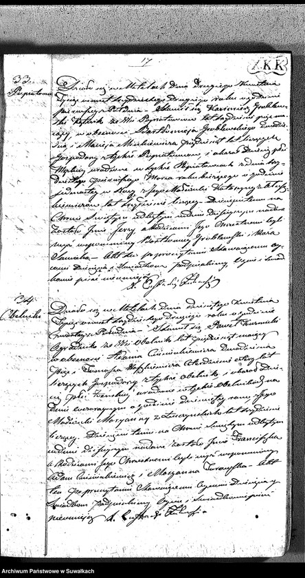 image.from.unit.number "Duplikat Aktów Urodzonych, Małżeństw i Umarłych Parafii Metelskiey z Roku 1832"