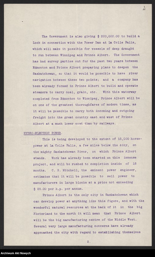 image.from.unit.number "Prince Albert (Estates) Limited (London). Sprawozdania i zestawienia, raporty i korespondencja"