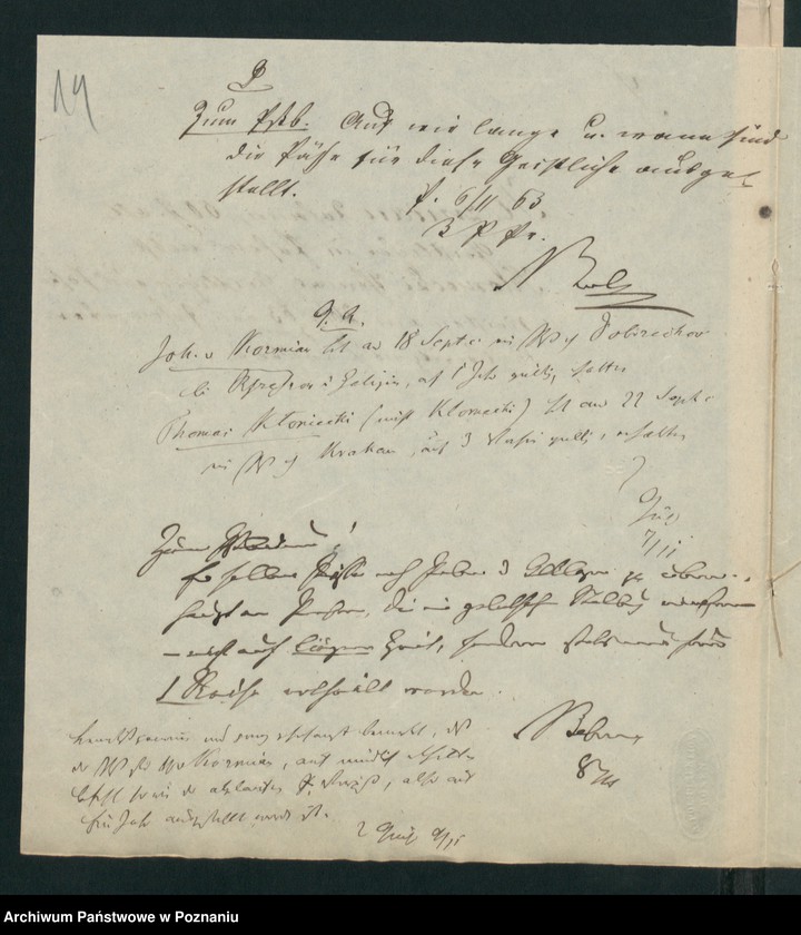 Obraz 18 z jednostki "A. betr. Stanislaus und Johann von Koźmian"