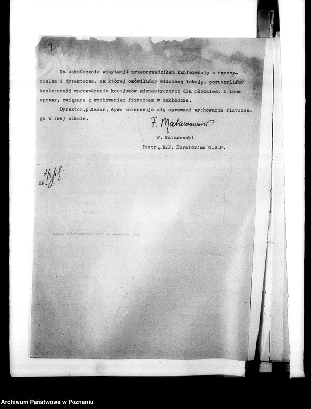 Obraz 6 z jednostki "[Sprawozdania z wizytacji wychowania fizycznego w szkołach powszechnych i zawodowych]"