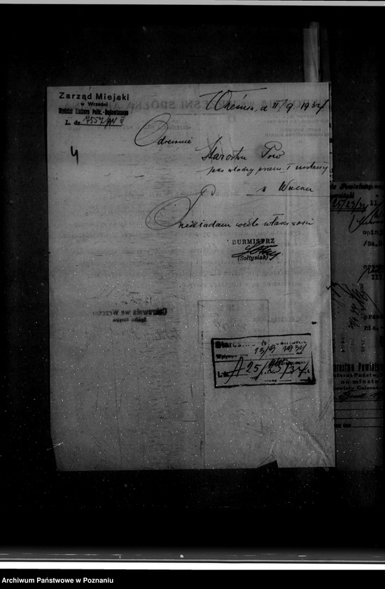 Obraz 9 z jednostki "Zatwierdzenie zakładu przemysłowego /przebudowy cukrowni we Wrześni/"