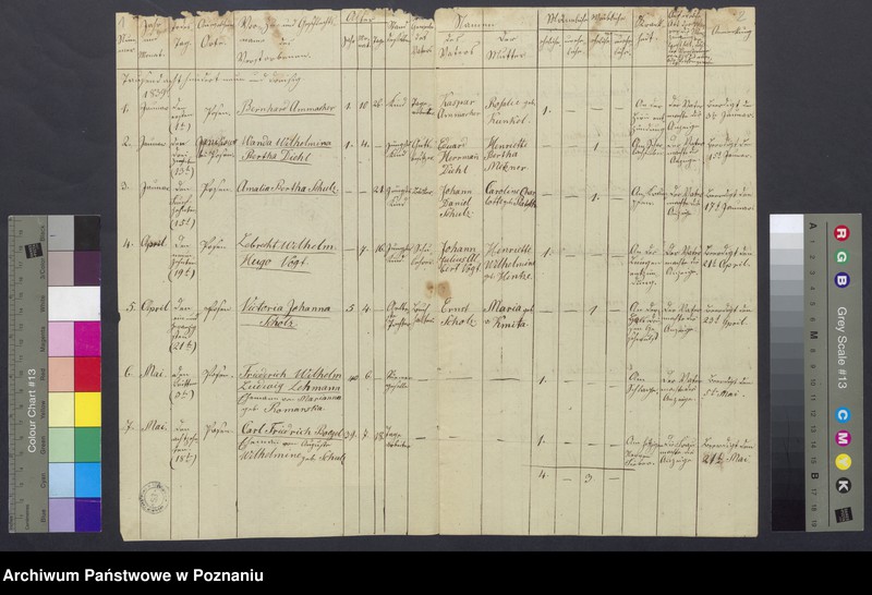 Obraz 3 z jednostki "Duplikat des Verzeichnisses der Verstorbenen"