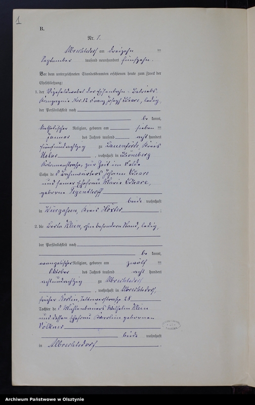 image.from.unit.number "Heiraths-Neben-Register Nr 1 - 3 [ Księga małżeństw - wtóropis ]"