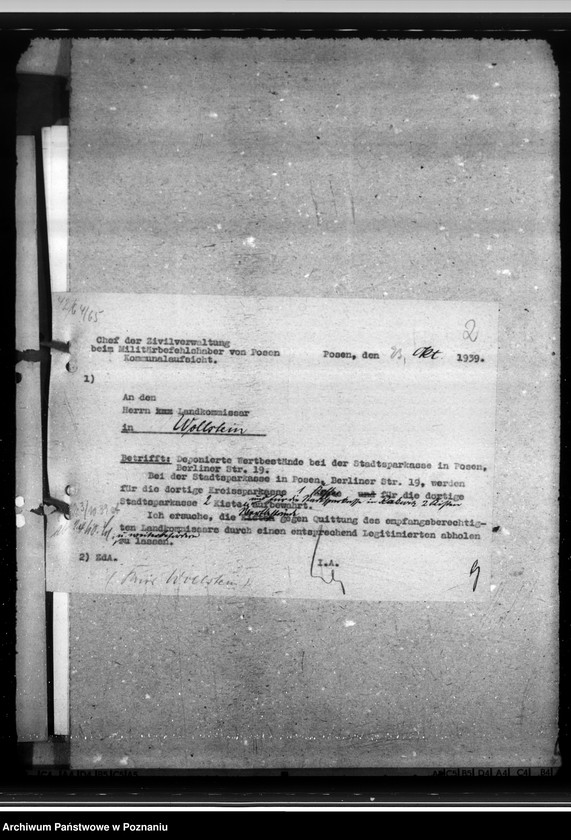 Obraz 6 z jednostki "Sparkassen und Giroverband Wartheland"