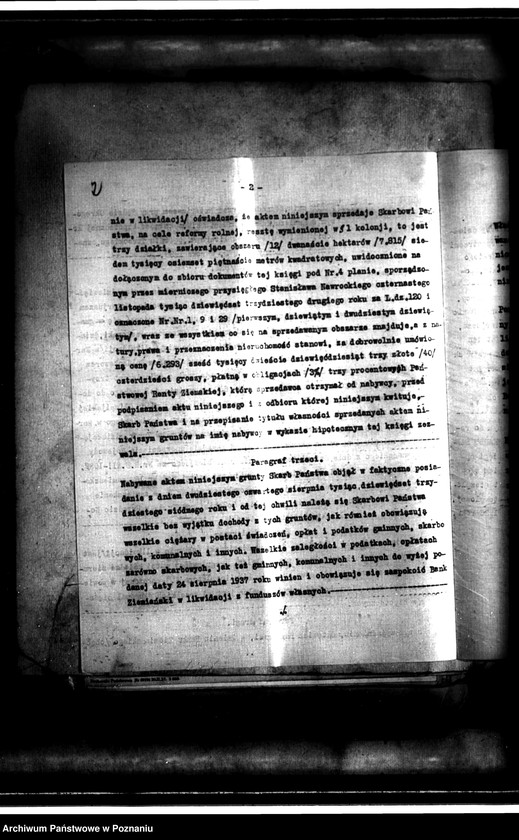 Obraz 6 z jednostki "Mikulice, nabycie nieruchomości w trybie art. 8 ustawy o wykonaniu reformy rolnej"