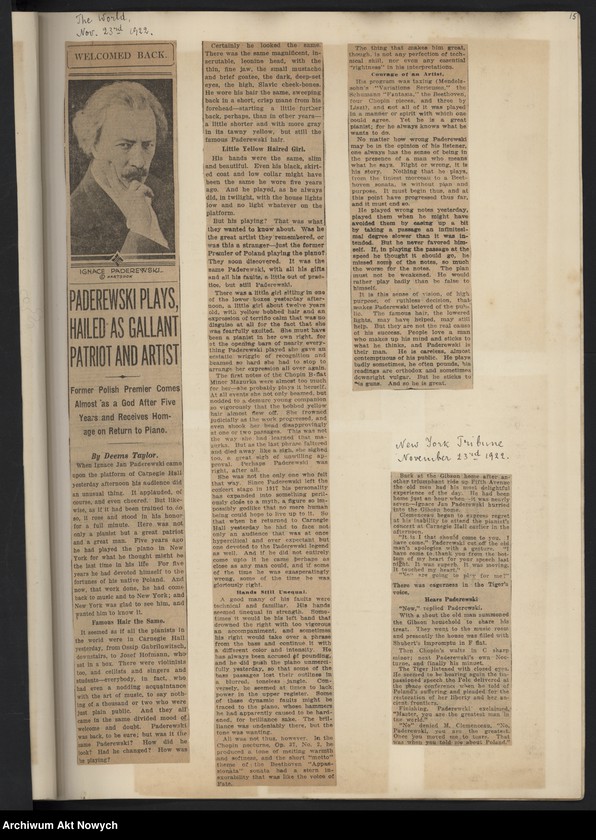 image.from.unit.number "Wycinki prasowe dotyczące tournée i koncertów w Stanach Zjednoczonych, Francji i Anglii oraz działalności politycznej i biografii"
