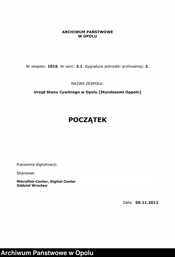 Obraz 1 z jednostki "[Księga urodzeń za rok 1875 Opole nr 1-480]"