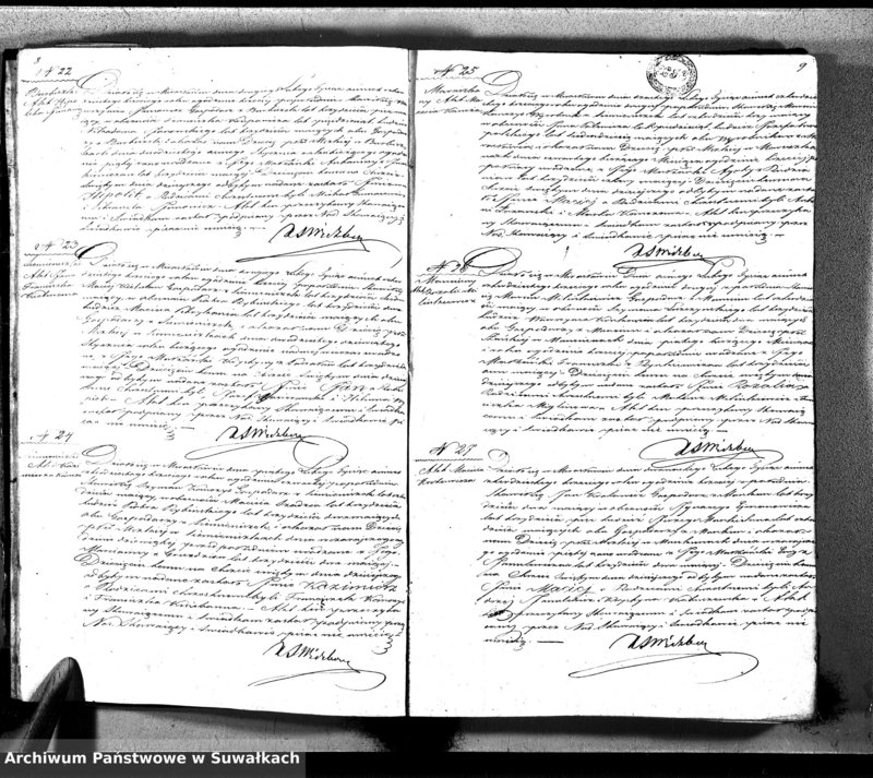 image.from.unit.number "Księga Duplikat Aktów Urodzonych Zmarłych i Zaślubionych Sporządzona na Rok 1842-ci Parafii Mirosławskiey"