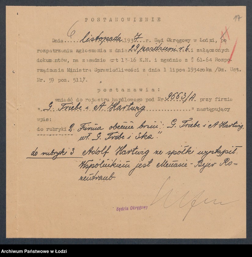 Obraz 19 z jednostki "G.Triebe i A.Hartwig- fabryka tasiem bawełnianych"