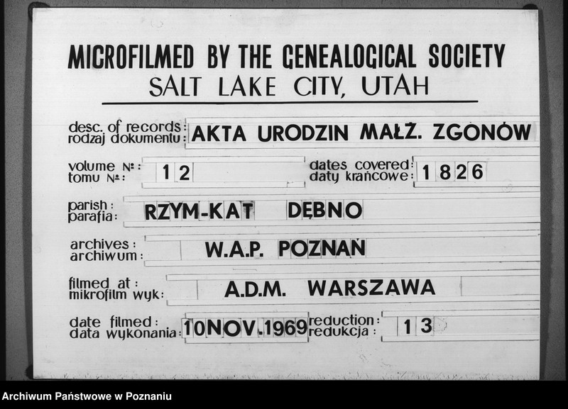 Obraz 1 z jednostki "Duplikat baptisatorum, copulatorum u. mortuorum"