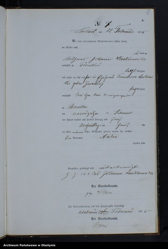 image.from.unit.number "Geburts-Neben-Register Nr 1 - 45"