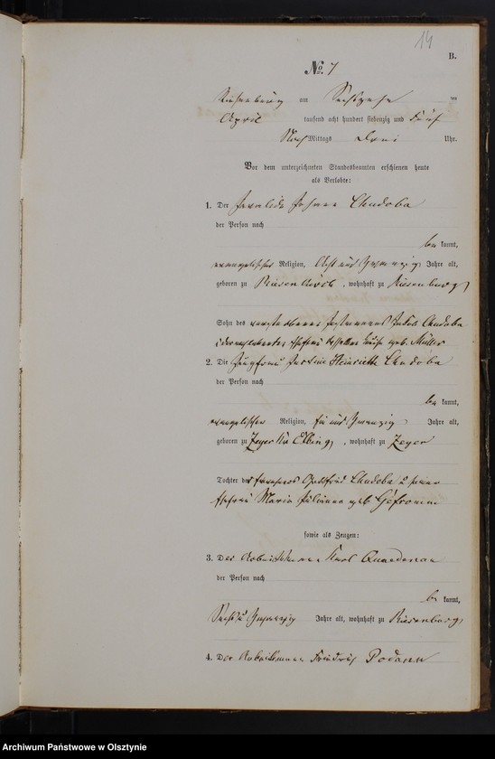 image.from.unit.number "Heiraths-Neben-Register Nr 1 - 38"