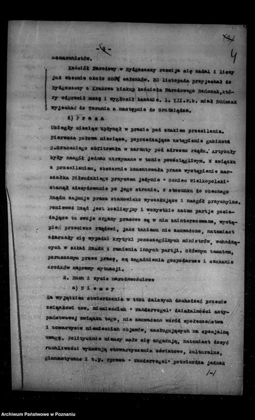 Obraz 8 z jednostki "Sprawozdania sytuacyjne miesięczne za miesiące listopad-grudzień 1925 r."