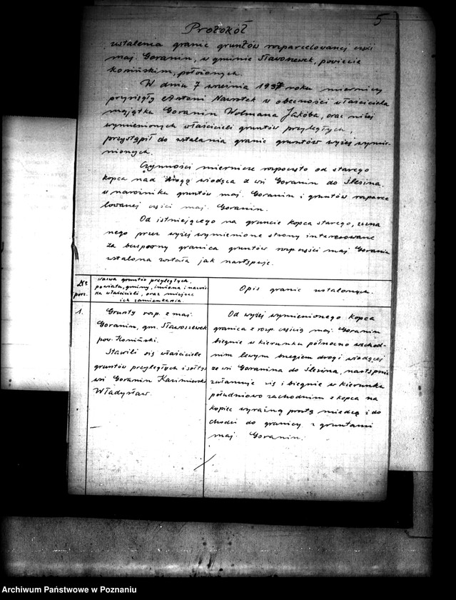 Obraz 8 z jednostki "Dowody pomiarowe gminy Sławoszewek powiatu konińskiego"