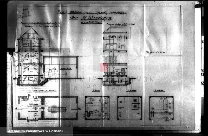 Obraz 16 z jednostki "Młyn z kotłownią Emmy Wieners w Lubiaszawie pow. jarociński"
