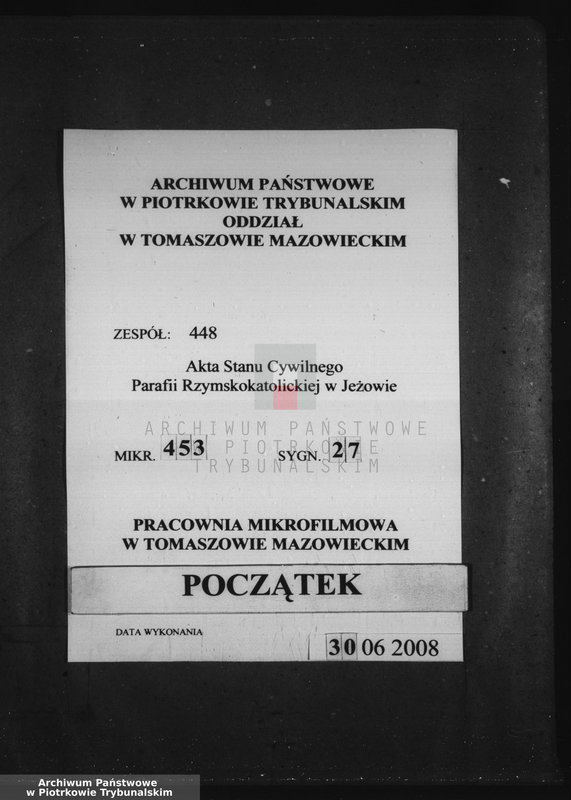 Obraz 1 z jednostki "[Księga Stanu Cywilnego urodzeń ,małżeństw, zgonów]"