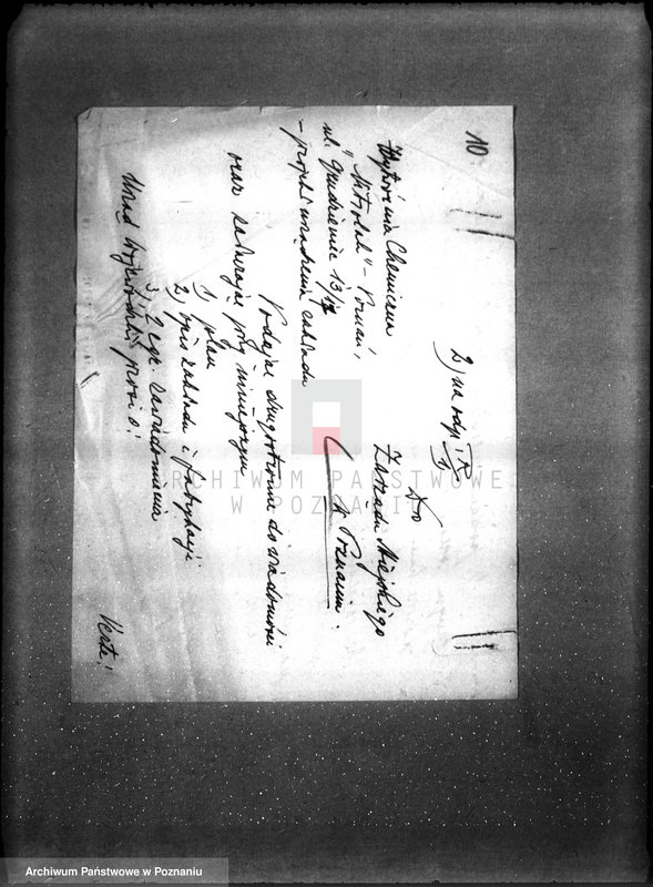 Obraz 14 z jednostki "Wytwórnia chemiczna Nitrolak w Poznaniu /zatwierdzenie projektu urządzania/"