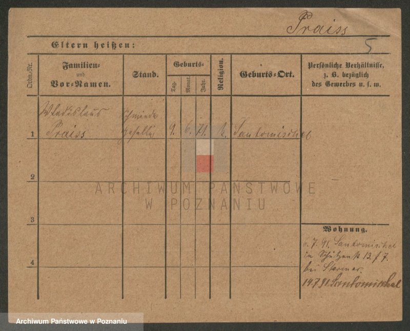 Obraz 7 z jednostki "Preidl (Prei..) - Prątkowski"