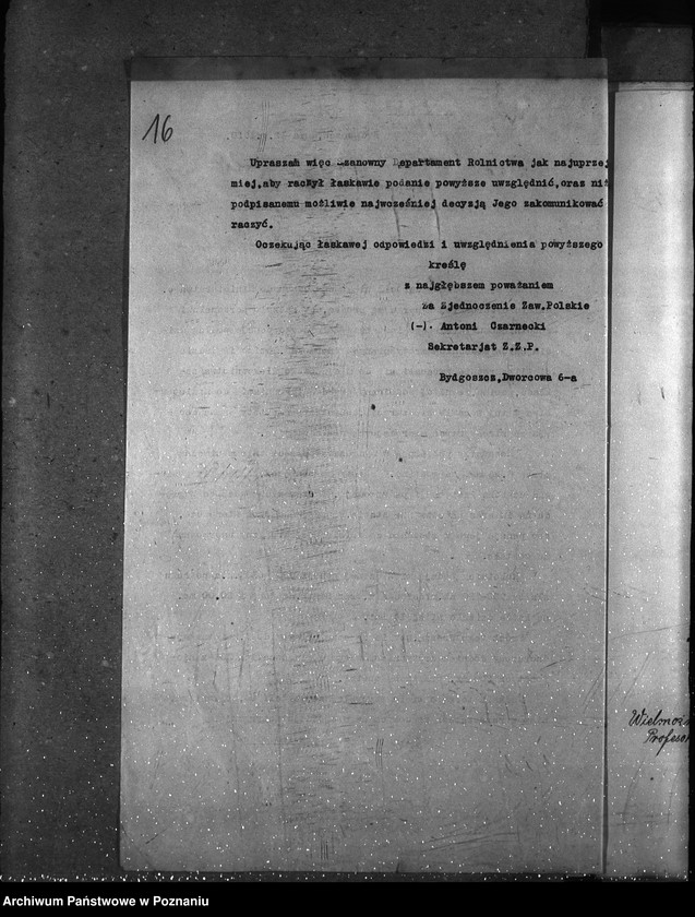 Obraz 20 z jednostki "Sprawy osobowe Państw. Naukowy Instytut Rolniczy w Bydgoszczy [personalne ogólne]"