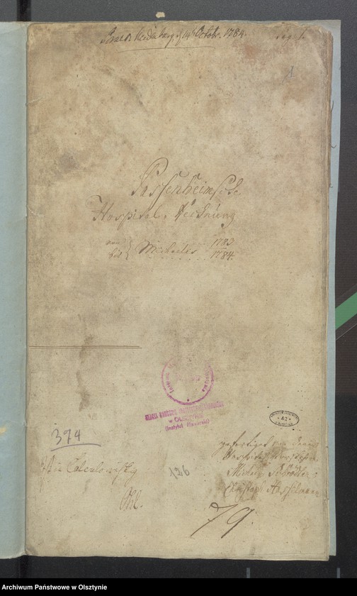 image.from.unit.number "Passenheimsche Hospital-Rechnung"