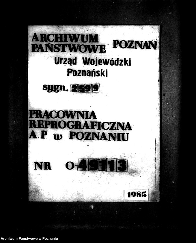 Obraz 1 z jednostki "Przymusowy wykup na cele reformy rolnej majątku Broniewice"