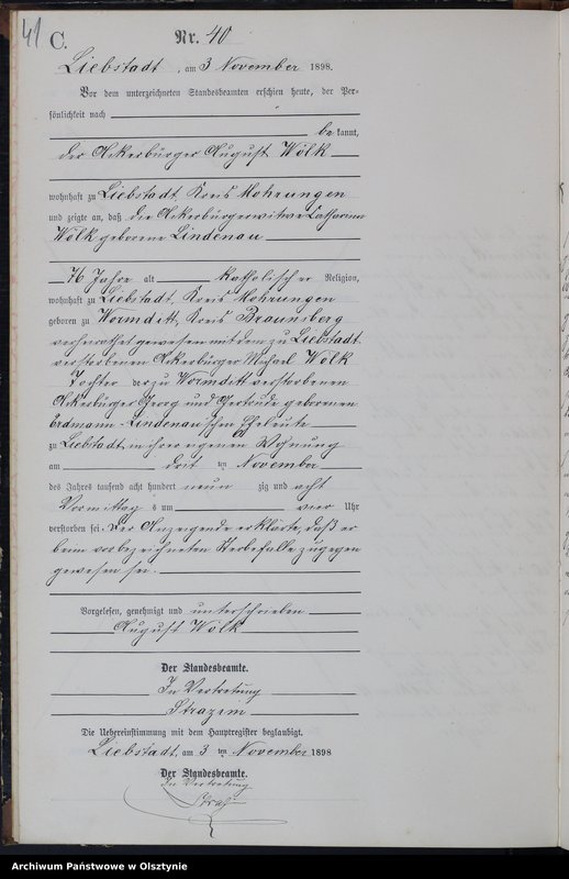 image.from.unit.number "Sterbe-Neben-Register Nr 1 - 46"