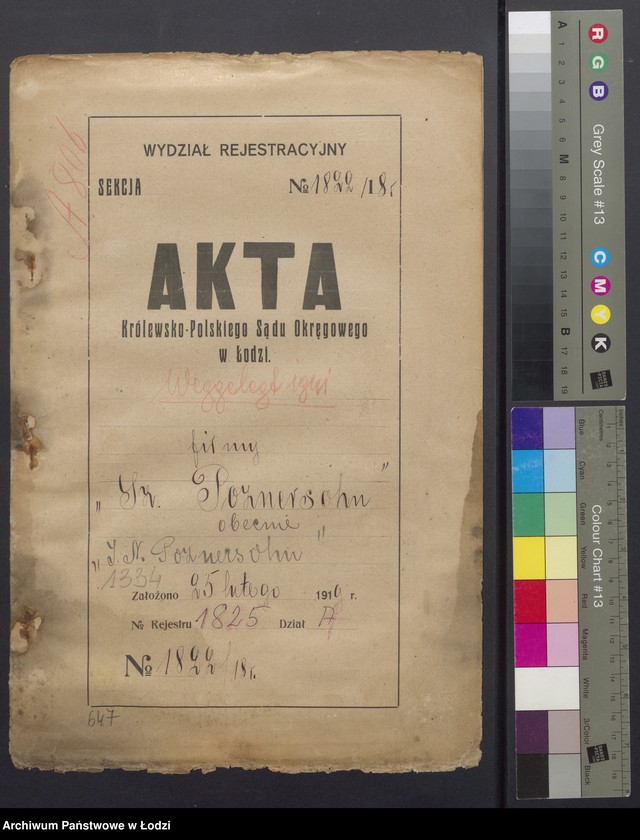 Obraz 2 z jednostki "Josef Naftali Poznersohn- sprzedaż dodatków krawieckich"