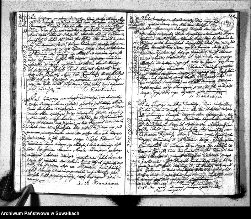 image.from.unit.number "Akta urodzonych gminy wieysieyskiey 1820 roku"