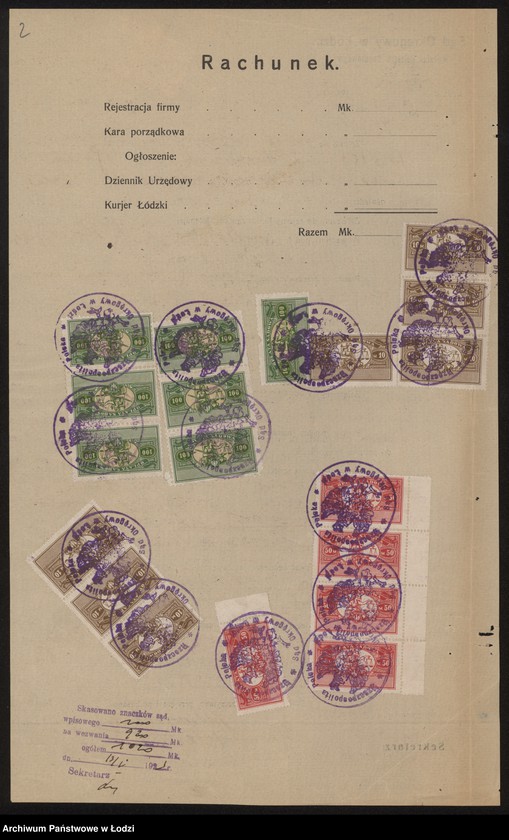 Obraz 4 z jednostki "J.Nirstein i H.Rozental- handel towarami manufakturowymi i przędzą"