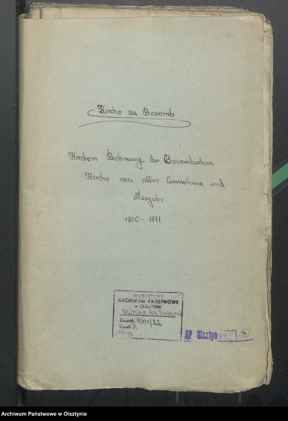 image.from.unit.number "Jahr Kirchen Rechnung der Bosembschen Kirchen aller Einnahme und Ausgabe wie auch Bau-Rechnung"