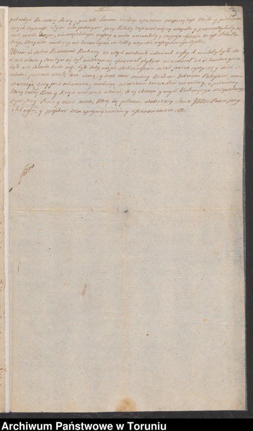 image.from.unit.number "List od króla Stanisława Augusta pisany do kasztelana inowrocławskiego Skarbka z 10.VI.1768 i odpowiedź na niego od Skarbka"