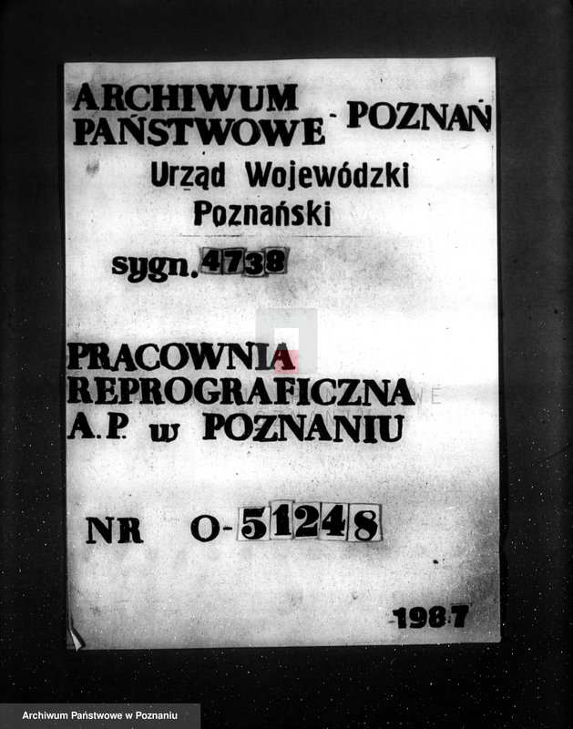 Obraz 1 z jednostki "Zatwierdzenie zakładu przemysłowego /śrutownika/ własność Schwarka w Obornikach"
