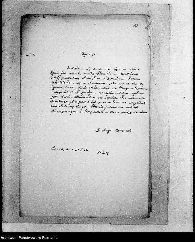 Obraz 14 z jednostki "/Podanie o dopuszczenie do egzaminu pielęgniarskiego/"